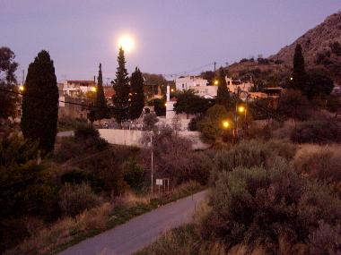 Fool moon in Listaros village