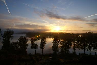 Sunset from the terrace