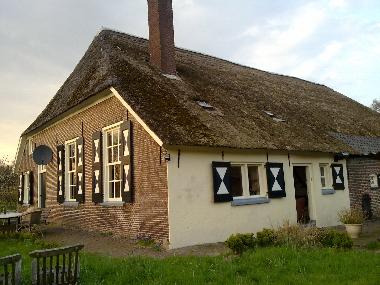 front and side of the farmhouse