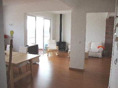 Living room, dinning area and balcony
