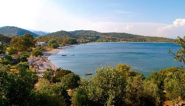 Panoramic view of one of the sandbeaches nearby