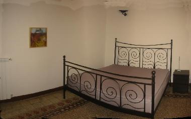 The largest bedroom. It contains a large and spacious wardrobe with large mirrors