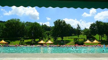Terme di Orte - huge swimming pool with heated thermal water from underground. 5 km from Orte