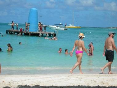 Your beach and jump-off platform