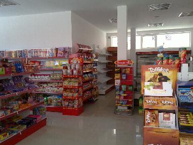 Well stocked and reasonable mini market on site