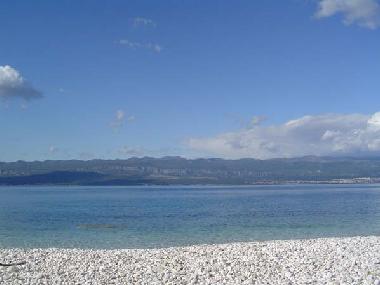 view from beach