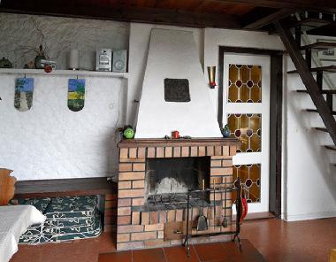 The open fireplace for those cosy evenings in.