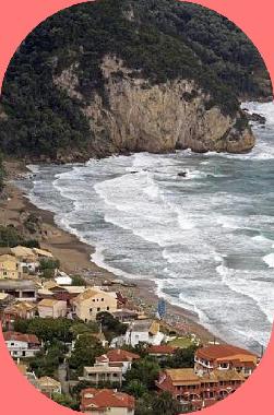 Left side of the beach
