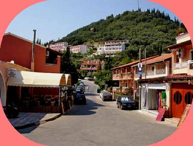The street of the village