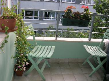 balcony in living room