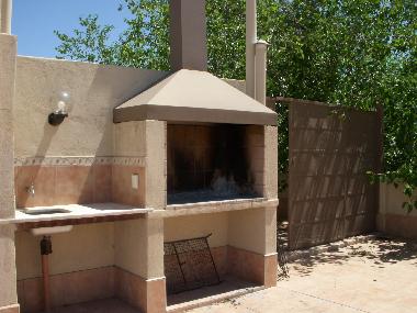 A fully furnished BBQ area for a real Argentinean BBQ
