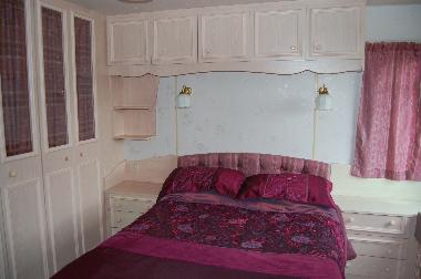 caravan main bedroom