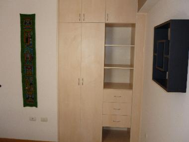 closet in single bedroom