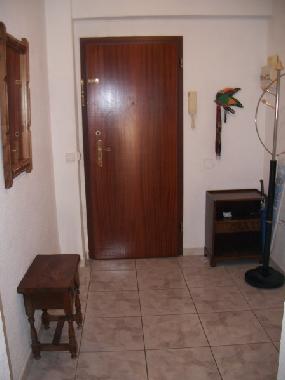 The entrance to the apartment.