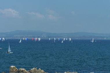 Lots of water sports on the Bay of Douarnenez