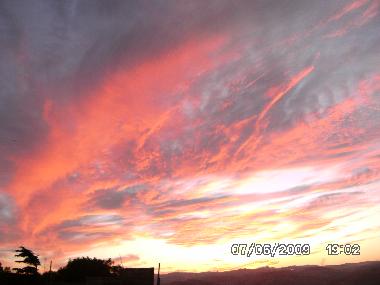 SUNSET AT JUDEAN DESERT