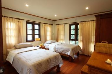 Bedroom with air conditioner