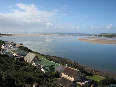 A calm day - view from front of house.