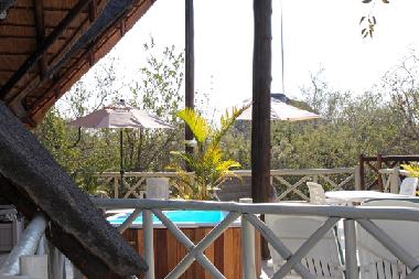 Terrace with spa