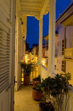 View to the Street from the Balcony