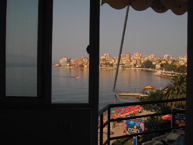 A sea view from the bed