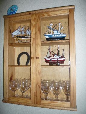 Cabinet in the living room