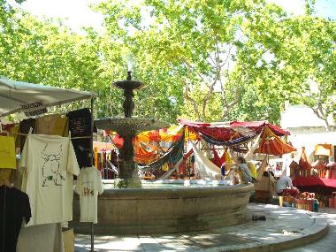 Market in the Place aux Herbes