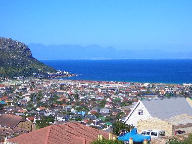 The view of the valley, sea and mountains from A Place in Thyme