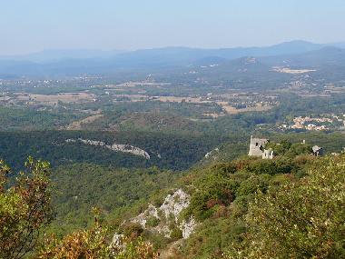 On a hiking trail toward the Cevennes