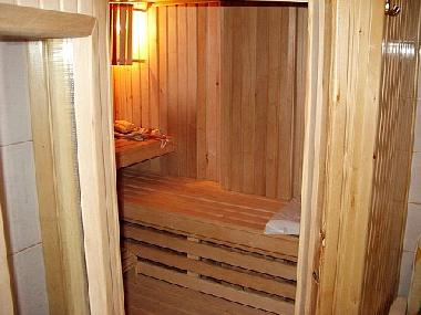sauna with body spa cabin