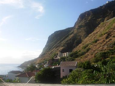 The ladeira footpath from Sunny House East Paul do Mar up to Faja da Ovelha on the clifftops