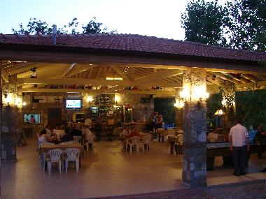Evening in the Hotel Bar/Restaurant