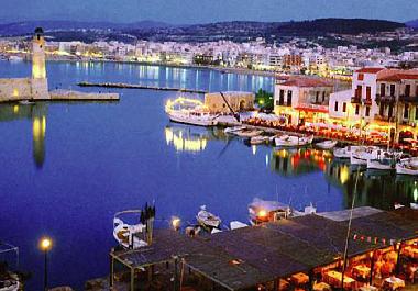 Rethymno at night