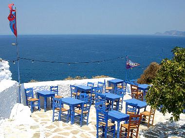 A nearby taverna with homemade food