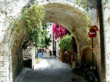 In the old town of Rethymno