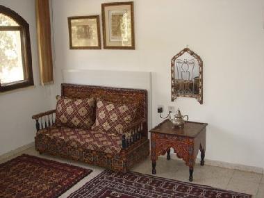 Moroccan room. Entrance room to house