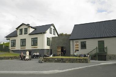 The settlement centre.  Three minutes walk from Egils Guesthouse.