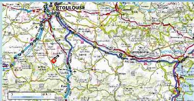 Where Gite de Pechine is.