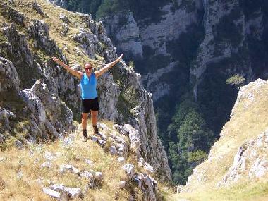 Guided mountain walking