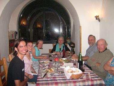 Gruppo di ospiti stranieri