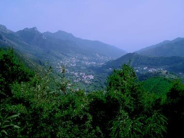 Panorama vallata di Tramonti