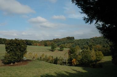 The view from the garden-side