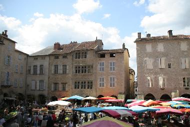 Market in Villefranche de Rouergue