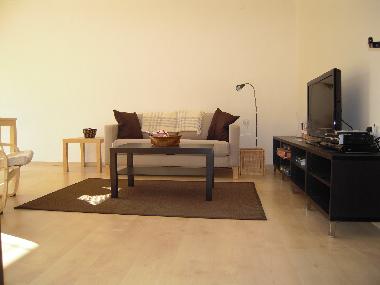 Living-room with flat screen TV