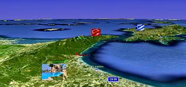 Opposite to the Greek island Samos. Tours to Samos available