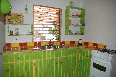 kitchen of balcony room