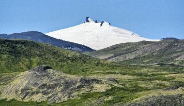 One of  many faces of Sn�fellsnes glaciers