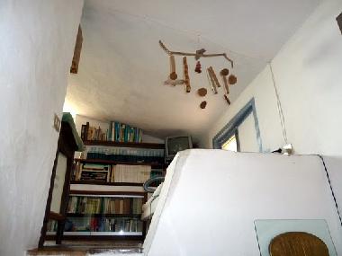 the ladder to the loft
