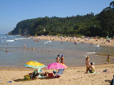 La Griega beach, Colunga