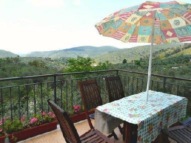 Tre Cancelle Farmhouse - View from Upstairs Terrace
